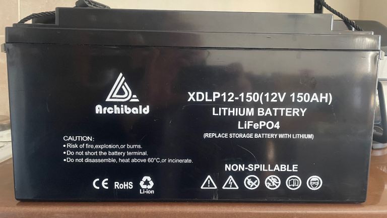 12v 150amp lifePO4 battery 