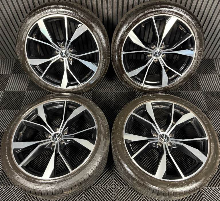 20'' GENUINE VW TIGUAN R LINE MISANO ALLOY WHEELS TYRES ALLOYS