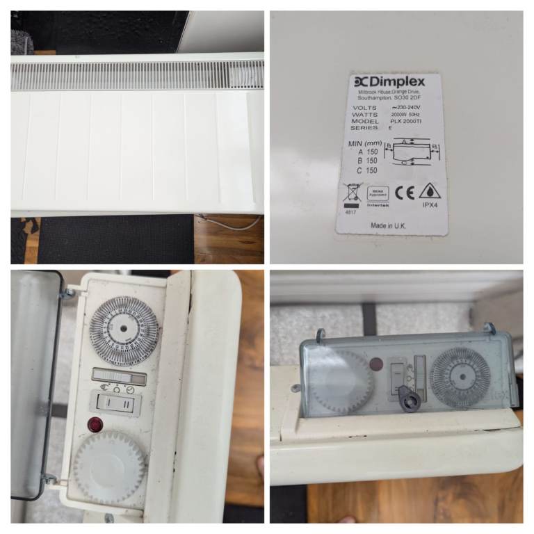 Dimplex electric heaters - 4 units