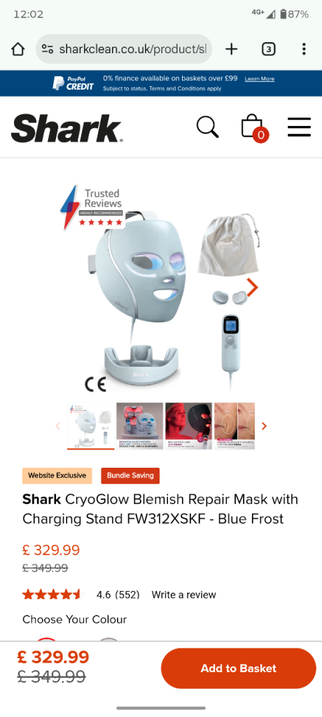 image for Shark LED light mask