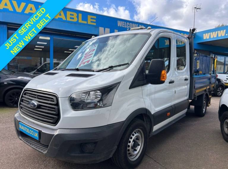 2019 19 FORD TRANSIT 2.0 350 ECOBLUE CHASSIS DOUBLE CAB DROPSIDE RWD L3 H1 EURO 