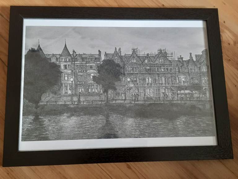 A4 pencil sketch print