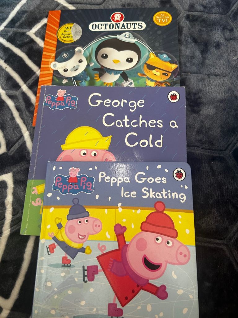 Kids' Peppa Pig and Octonauts Books – Bundle of 3, Good Condition