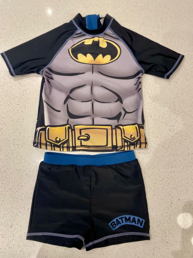 Batman Boys’ Swim Set (7–8 Years, EU 122–128cm)