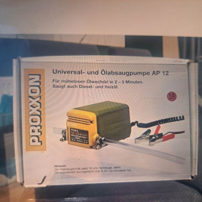 Proxxon AP 12 Universal Oil Suction Pump - Brand New