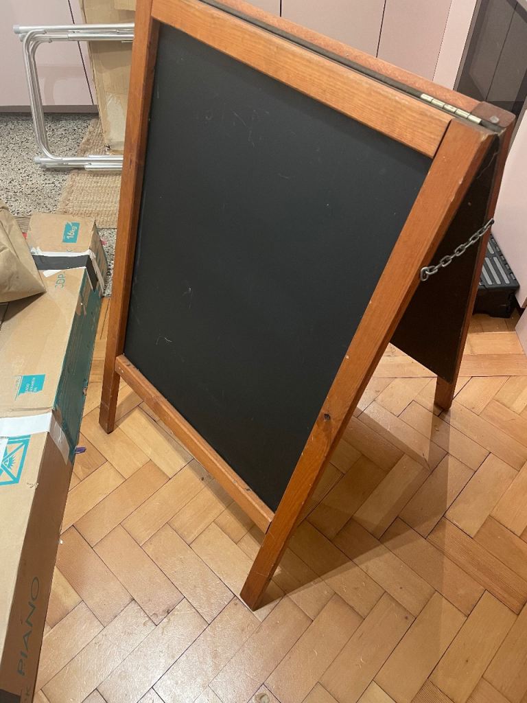 Foldable Wooden A Frame chalk board
