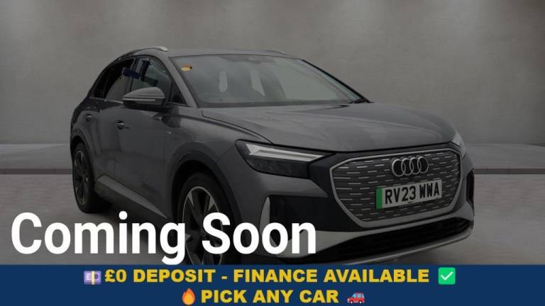 2023 Audi Q4 e-tron 35 S line SUV 5dr Electric Auto 55kWh (170 ps) ESTATE ELECTRIC Automatic