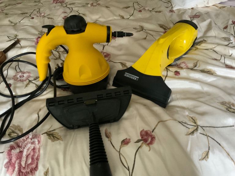 Karcher SC1 Steam Cleaner and Window Vac Set – Good Condition