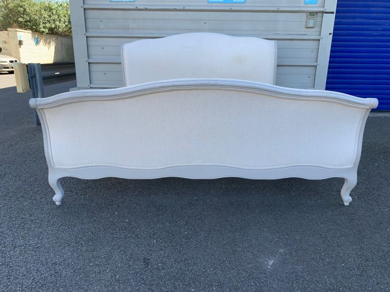 Loaf Antoinette Super King Size Upholstered Bed Frame Scuffed Grey