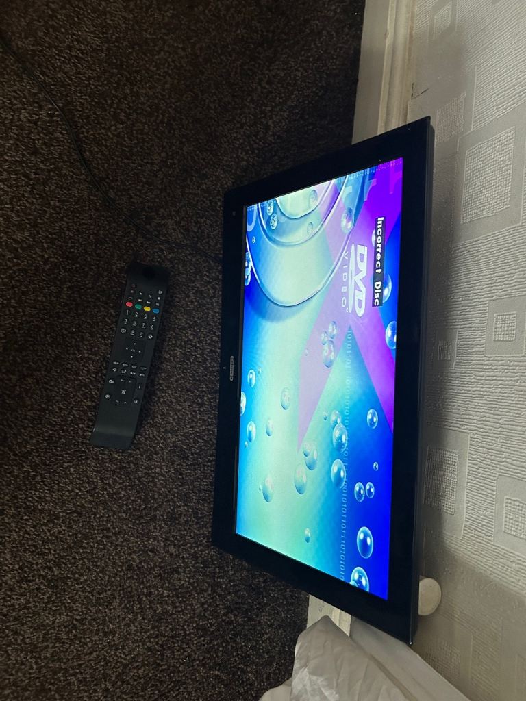 Superslim  12 volt 19 inch LCD tv  player hdmi  , freeview  - 12v - for wall mount 