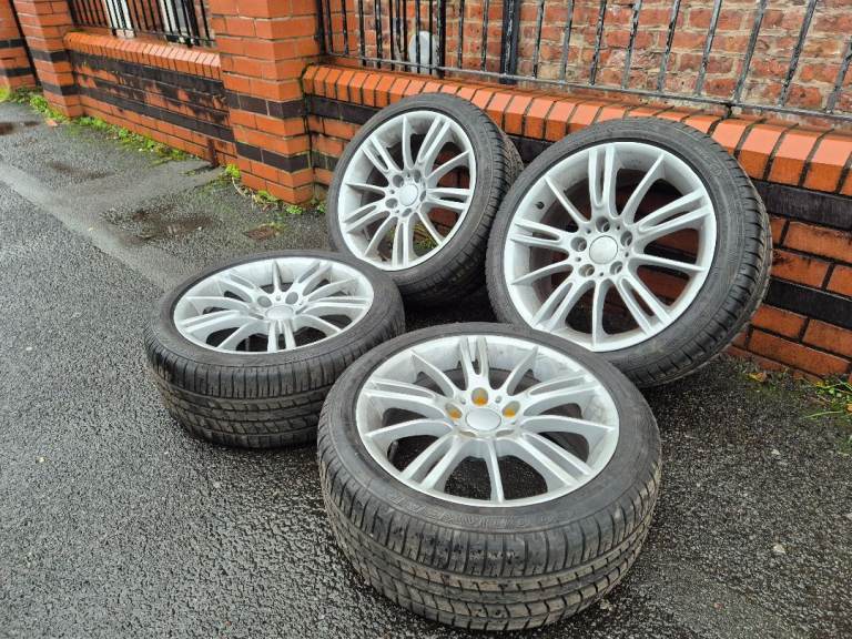 🌟Genuine Bmw mv3 Staggered alloy wheels 5x120 with ALL MATCHING GOODYEAR TYRES 7M++