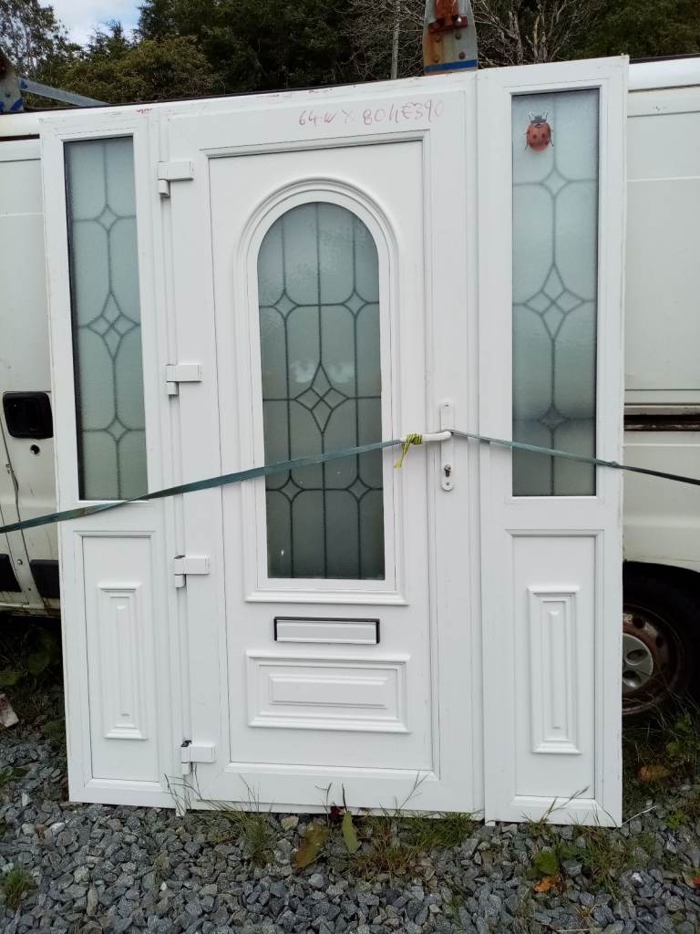 Refurbished PVC Door with Side Panel