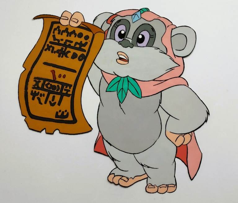 Original Production Cel of STAR WARS : EWOKS (1985) from Nelvana Studios