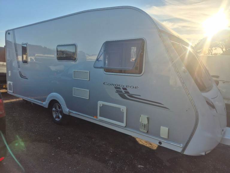 Swift conqueror 540 fixed bed year 2008 4 berth crist certificate crist registered