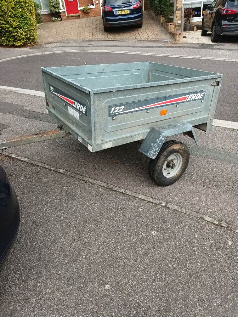 Erde 122 trailer with cover collect from Farlington Portsmouth po6 1az