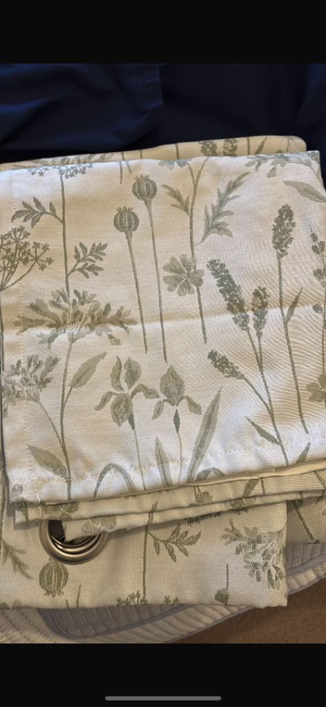 B&Q herbarium eyelet curtains 
