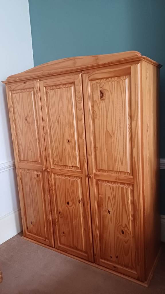 Large Pine Wardrobe