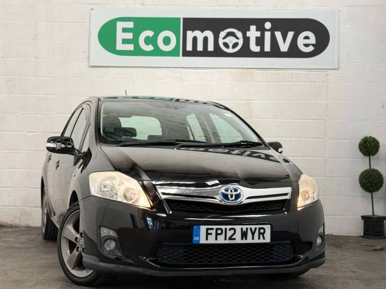2012 Toyota Auris 1.8 VVT-h T Spirit Hatchback 5dr Petrol Hybrid CVT Euro 5 (s/s) (136 ps) Hatchb...