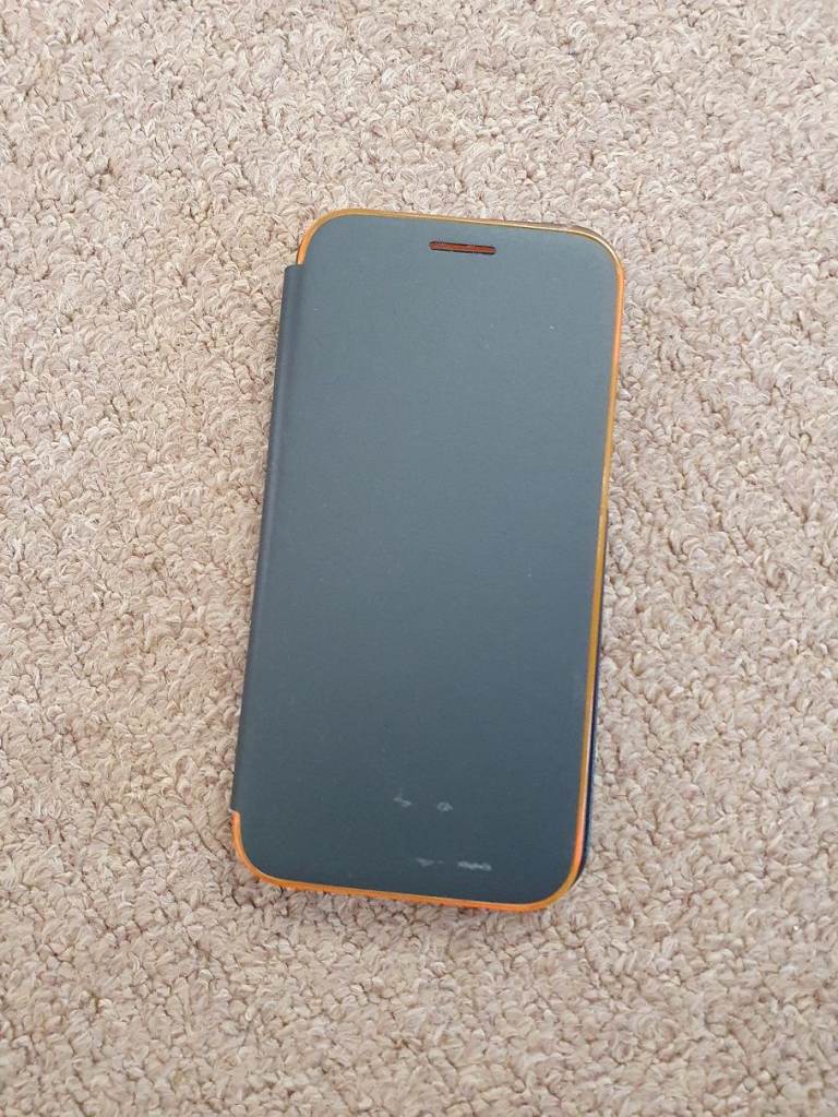 Samsung Official Galaxy A3 Neon Black Flip Case / Cover