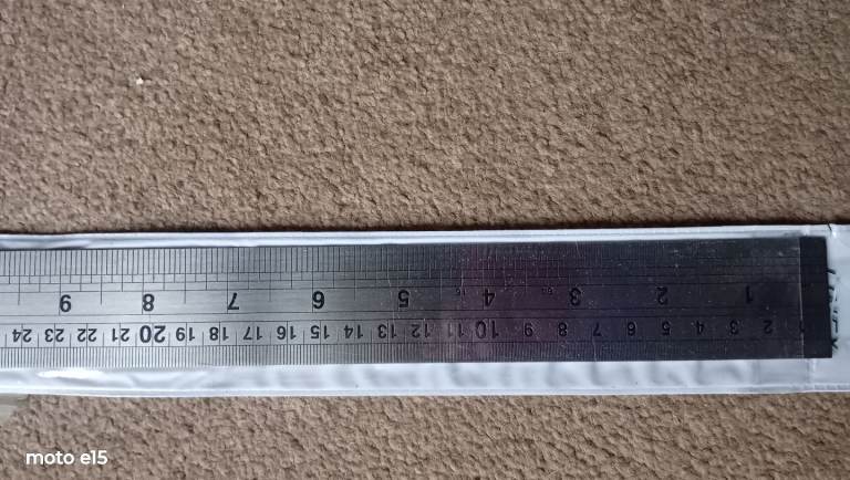 100 cm steel ruler 