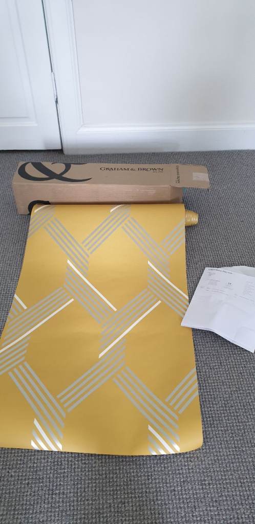 Graham and brown yellow lemon wallpaper