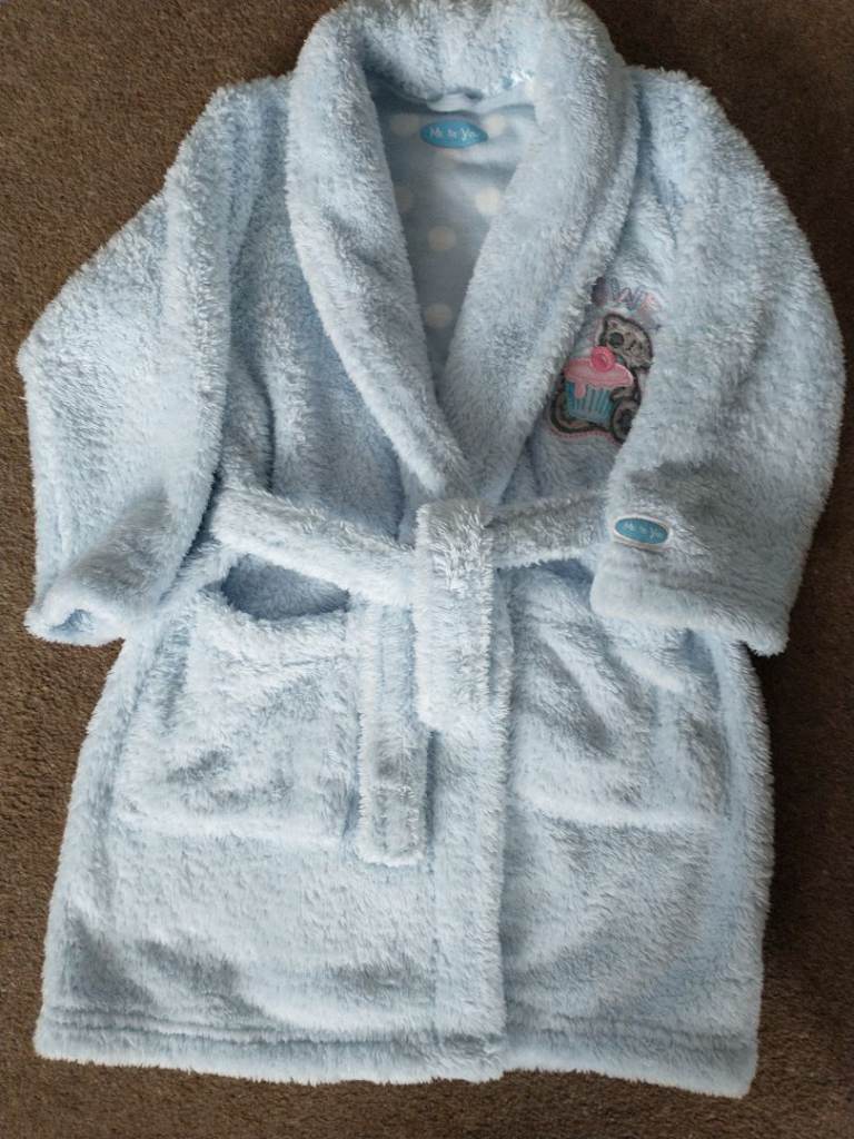 GIRLS' DRESSING-GOWN, age 3/4, M&S 'ME-TO-YOU' TATTY TEDDY. EXC. COND.