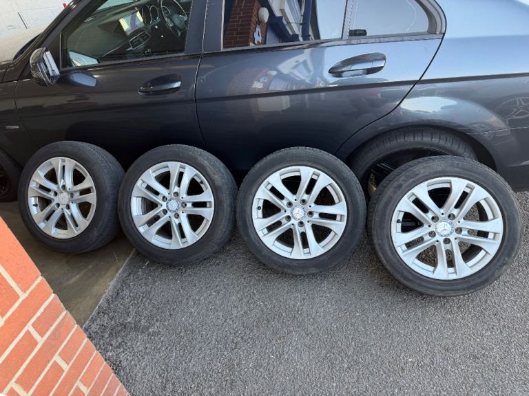 16” Mercedes Alloy Wheels & Tyres – Set of 4