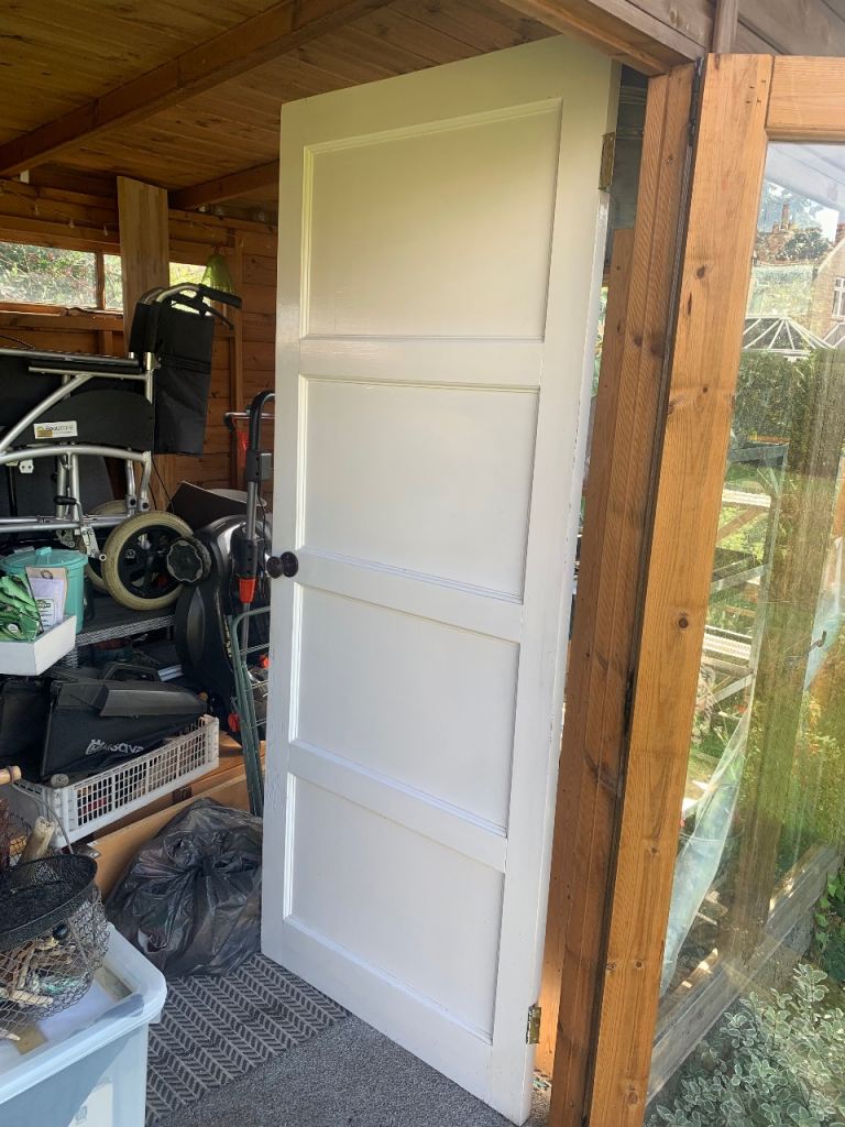 4 panel wooden door