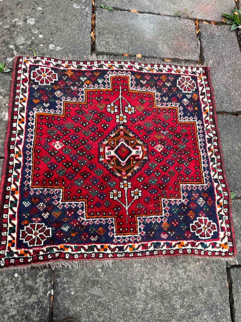Vintage Thick Pile Kazak Rug 