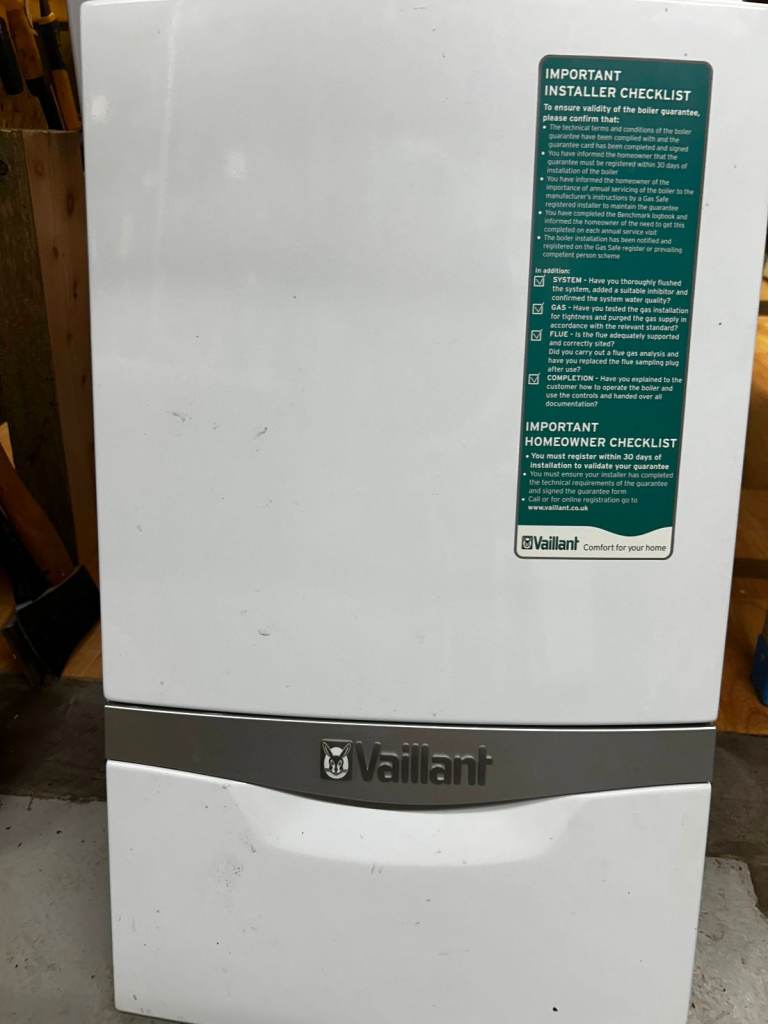Vaillant ecoTEC Plus 430 (30 kW) condensing system boiler, Certificate & Manuals