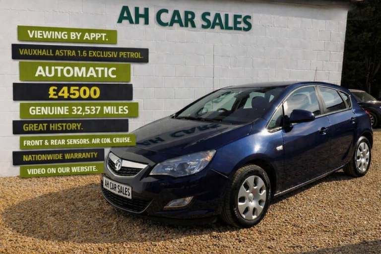 2010 Vauxhall Astra 1.6i 16V Exclusiv 5dr Auto HATCHBACK Petrol Automatic