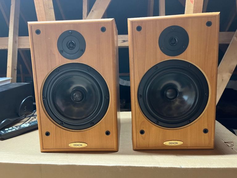 Denon sc-e313se bookshelf speakers pair hifi 