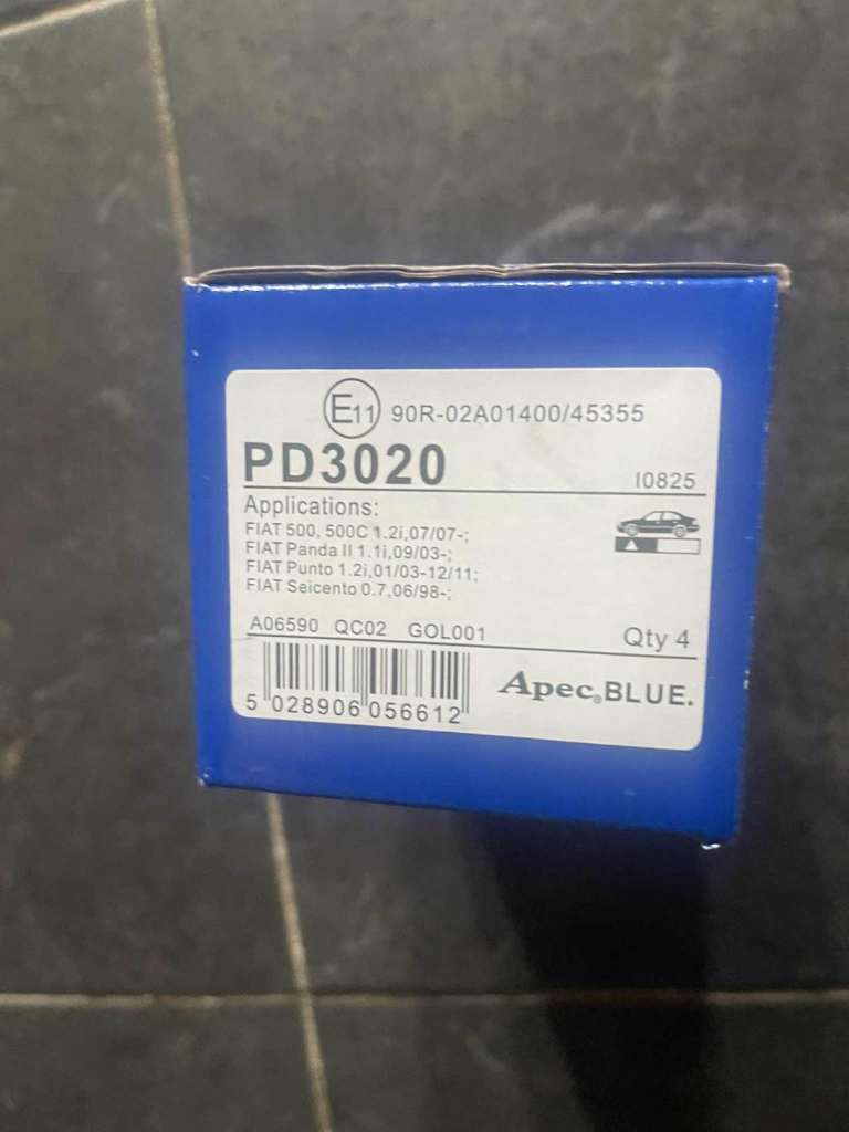 Brand new brake pads in sealed box