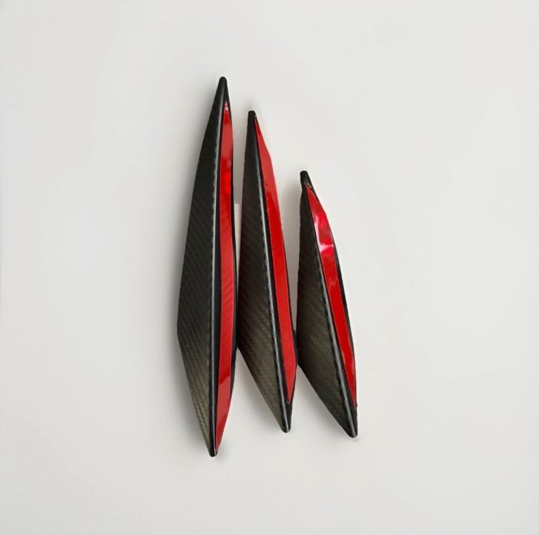 Universal Side Splitters Canards (Accessories) Carbon Fiber