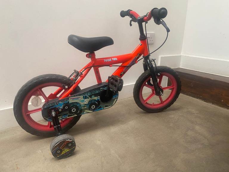 Pedal Pals 14” wheel monster truck pedal bike