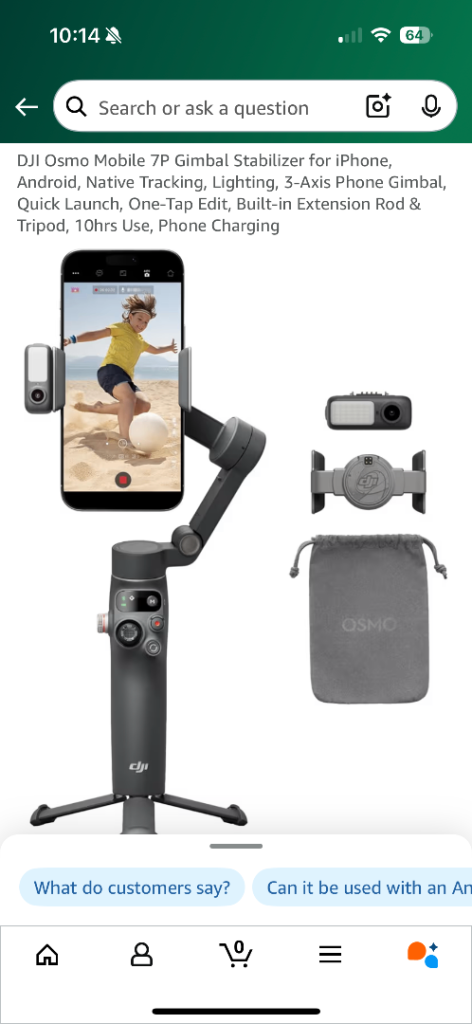 DJI Osmo Mobile (Stabiliser)