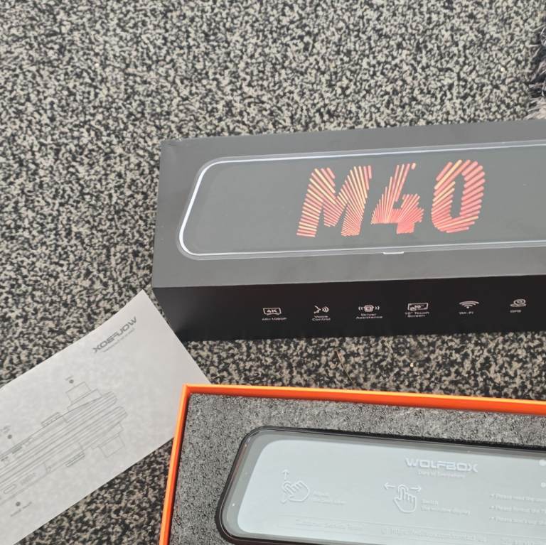 Wolfbox M 40 10 mirror dash cam 