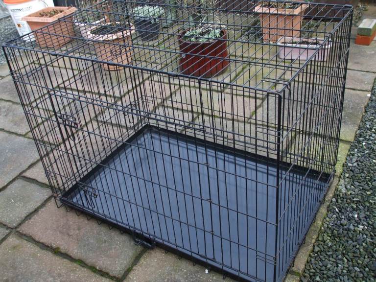 DOG CRATE EXTRA LARGE & CRATE MAT