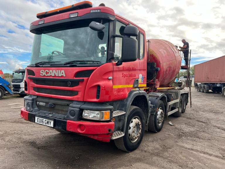 Scania P460 8X4 MIXER , MANUAL , APRIL 27 MOT 