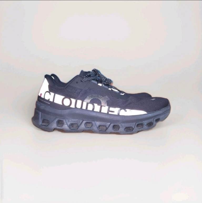 On Running Cloudmonster 2 ON Black Men Road Running Jogging Shoes UK 10.5