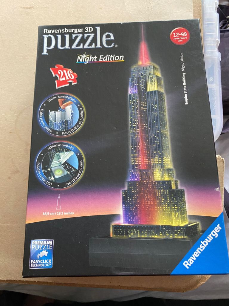 Ravensburger Empire State Building 3D Jigsaw Puzzle for Adults and Kids Age 12+ 