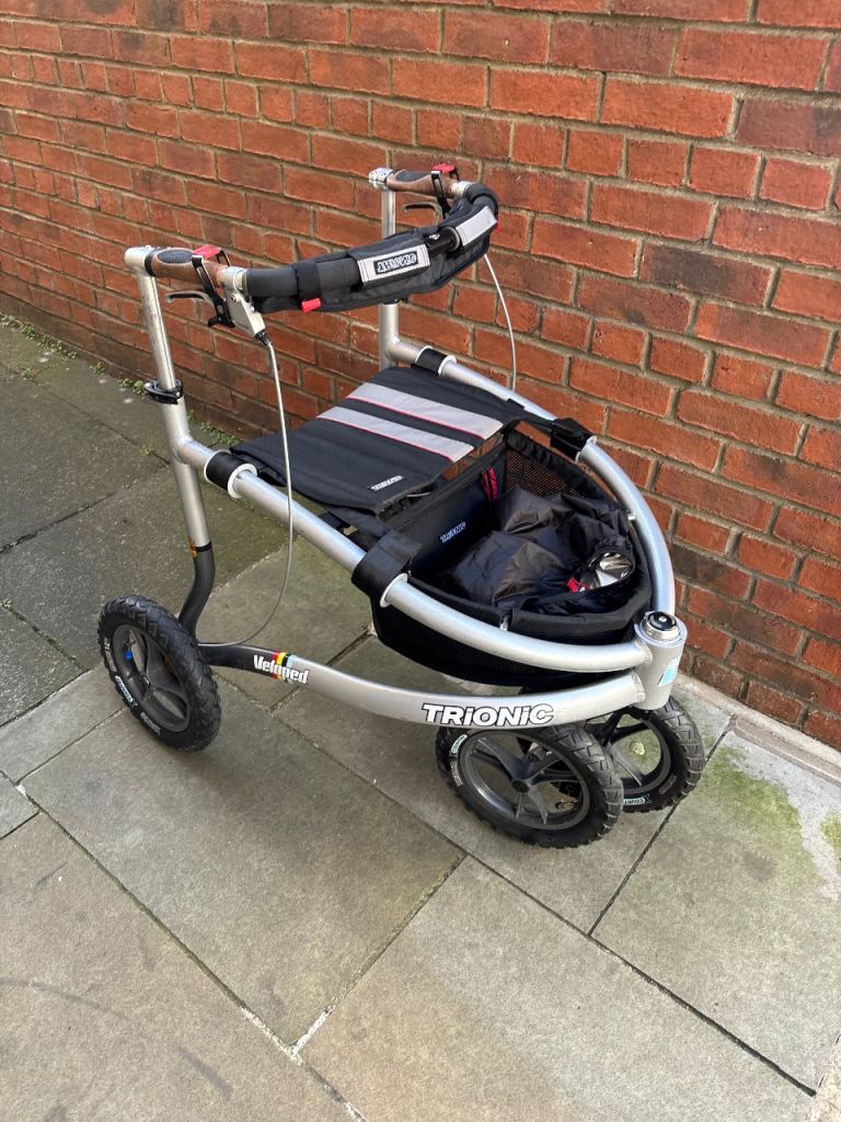 Trionic veloped tour rollator upgrade biocork grips can post 