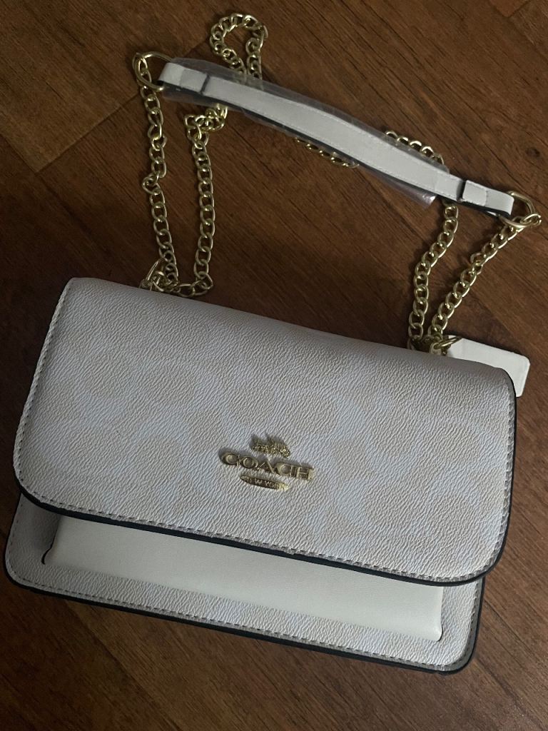 Coach White Mini Klare Shoulder Bag – NEW with Tag