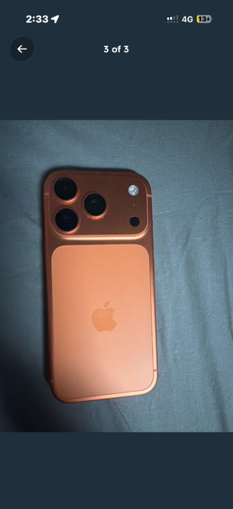 iPhone 17 pro orange 256