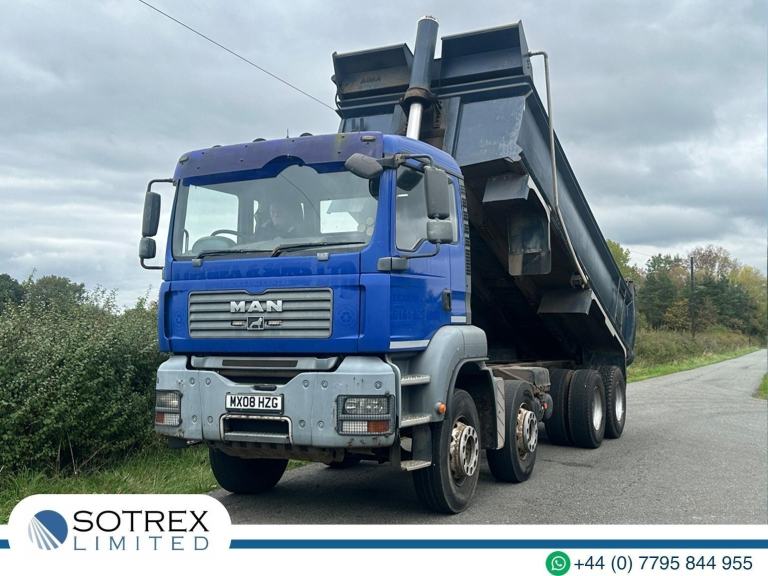 MAN/ ERF TG-A 400 8 X 4 Steel Body Tipper