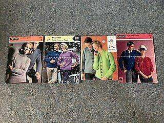 vintage His and Hers knitting patterns