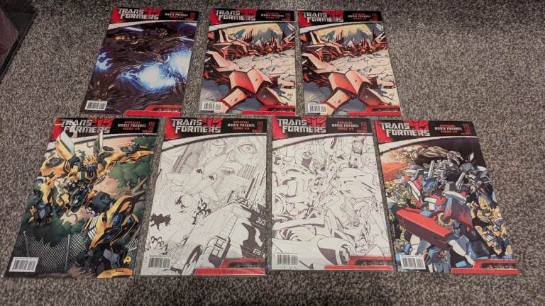 Transformers Movie Prequel Complete Story Comics 