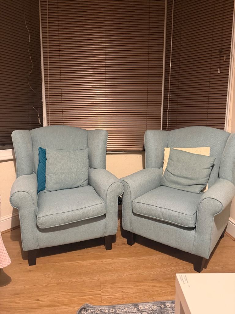 Blue Armchairs 