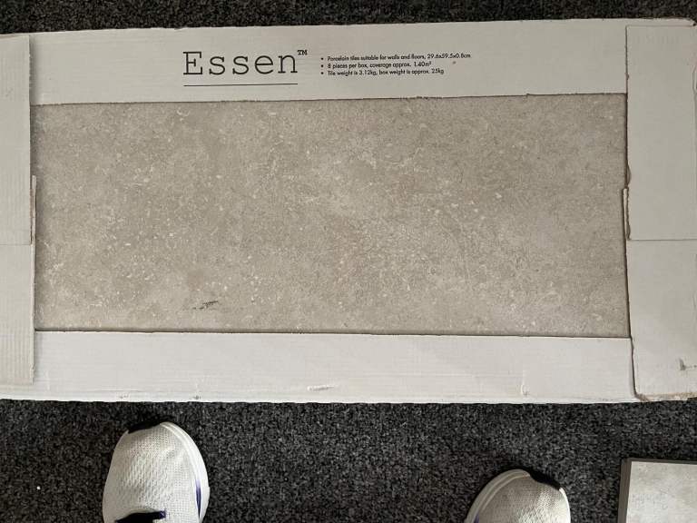 Essen Ceramic Wall and Floor Tiles - Beige, New