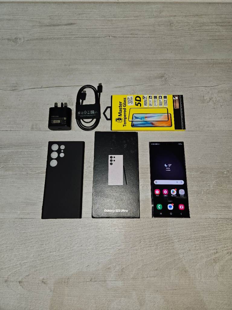 Samsung S23 Ultra 5G Bundle 512GB Unlocked Pink Dual Sim 